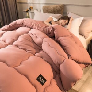Washed Cotton Thick Winter Quilt Four Season Comforter