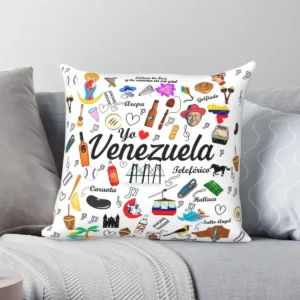Venezuela Pride Print Pattern Sofa Cushion Cover