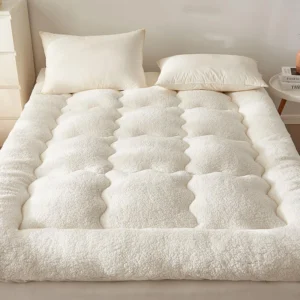 Lamb mattress cushion thickened wool bedding